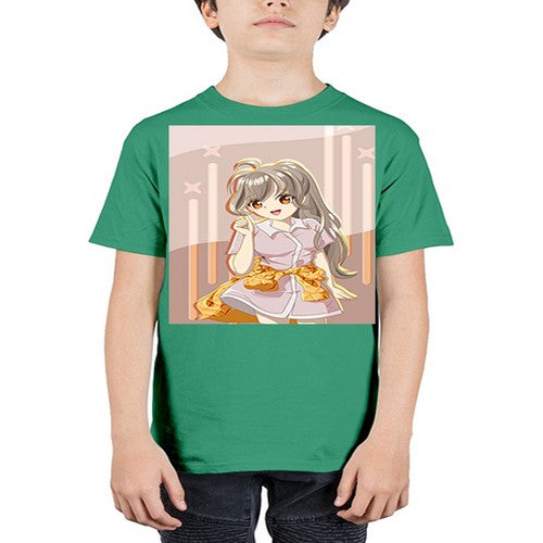 Cute and happy girl with picnic outfit 10# - anime - Youth Tee Unisex