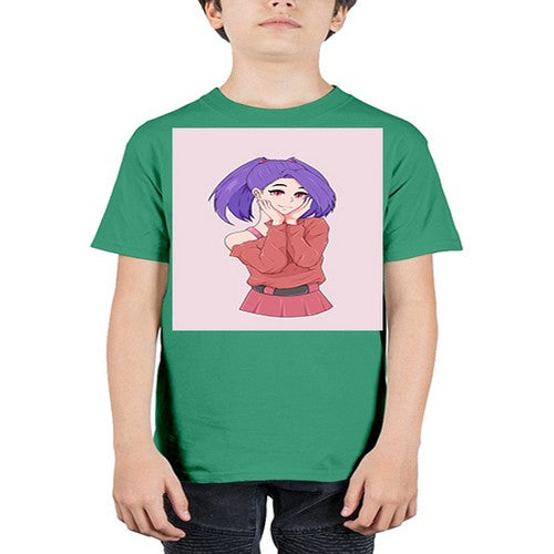 Cute girl with cute pose 138# - anime - Youth Tee Unisex