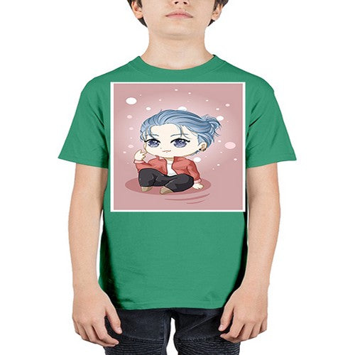 Cute little boy silver hair 78# - anime - Youth Tee Unisex