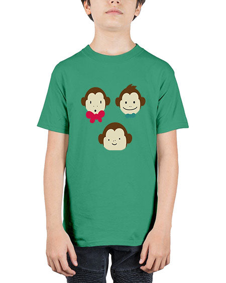 Cute_little_monkeys_5425 - monkey - Youth Tee Unisex