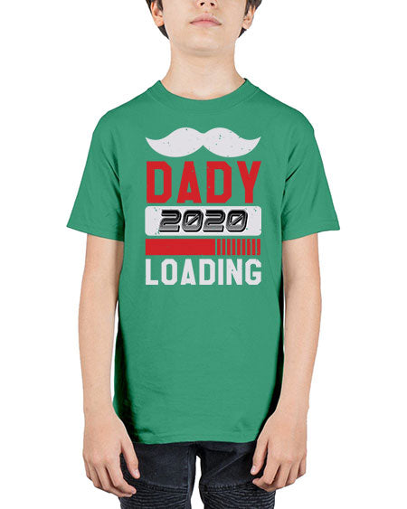 Dady Loading Style 70# - baby shower - Youth Tee Unisex
