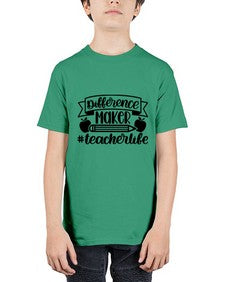 Difference Maker Teacher Life Style 711# - teacher - Youth Tee Unisex