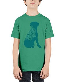 DogMandala 381# - mandala - Youth Tee Unisex