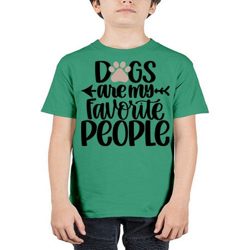 Dogs Are My Favorite People Style 22# - dogs - Youth Tee Unisex