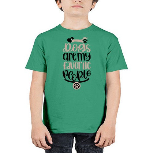 Dogs Are My Favorite People Style 23# - dogs - Youth Tee Unisex