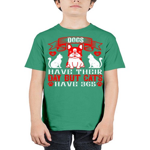 Dogs have their day but cats have Style 214# - dogs - Youth Tee Unisex