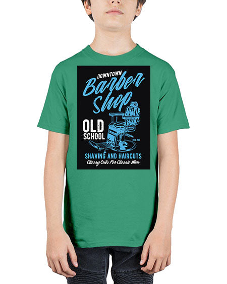Downtown Barbershop CS729# - barber - Youth Tee Unisex