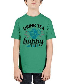 Drink Tea Be Happy 922# - tea - Youth Tee Unisex