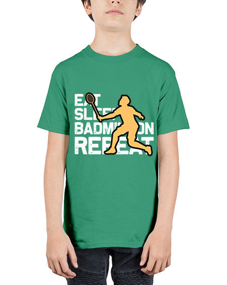 Eat 1286# - badminton - Youth Tee Unisex