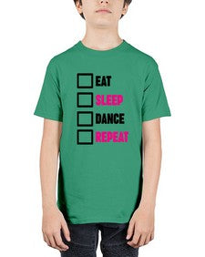 Eat sleep dance repeat 120# - ballet - Youth Tee Unisex