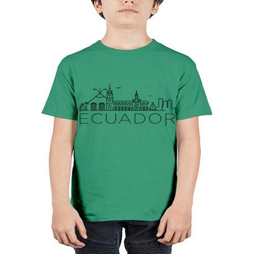 Ecuador Minimal Skyline 700# - cities - Youth Tee Unisex