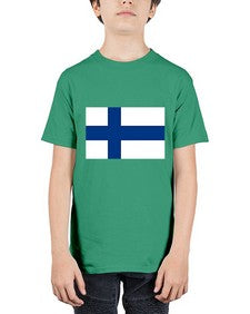 Finland 722# - world flags - Youth Tee Unisex