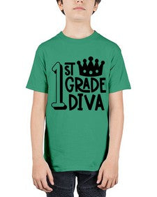 First Grade Diva 127# - first grade - Youth Tee Unisex