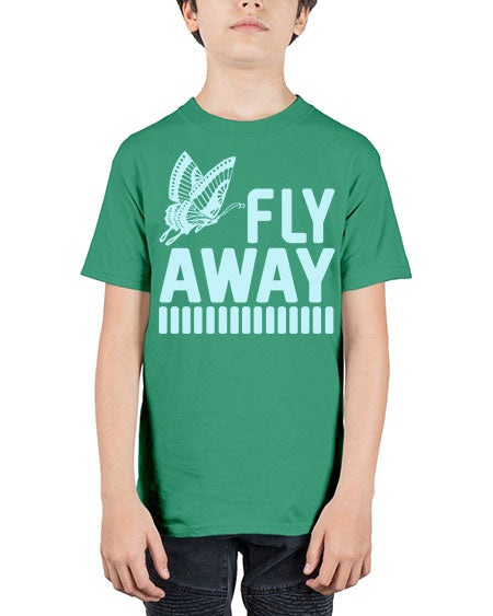 Fly away butterfly - butterfly - Youth Tee Unisex