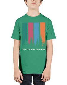 Focus on Your Own Work 14# - internet - Youth Tee Unisex