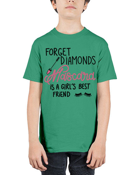 Forget Diamonds Mascara is a Girls Best Friend Style 100# - beauty - fashion - Youth Tee Unisex