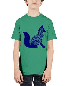 FoxMandalaUpdated 463# - mandala - Youth Tee Unisex