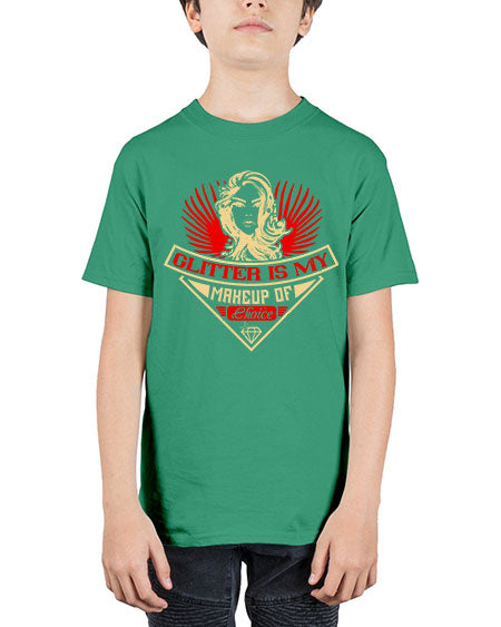 Glitter is my makeup of choice Style 211# - beauty - fashion - Youth Tee Unisex