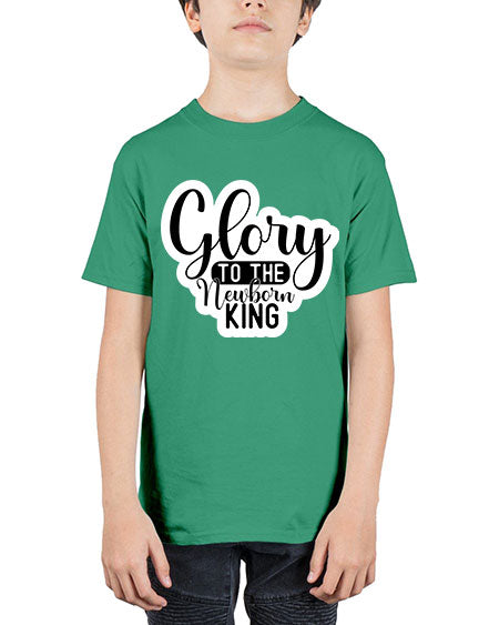 Glory To The Newborn King 320# - baby - Youth Tee Unisex