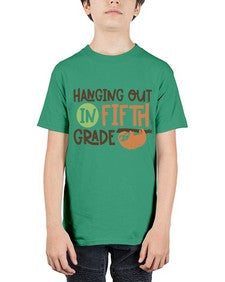 Hanging Out in Fifth 232# - fifth grade - Youth Tee Unisex