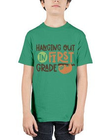 Hanging Out in First 233# - first grade - Youth Tee Unisex