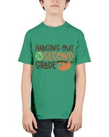Hanging Out in Second 235# - second grade - Youth Tee Unisex