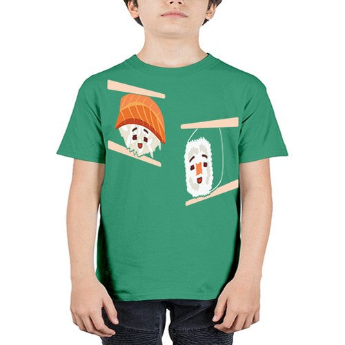 Happy Sushi Anime Kawaii Set Anime 232# - anime - Youth Tee Unisex