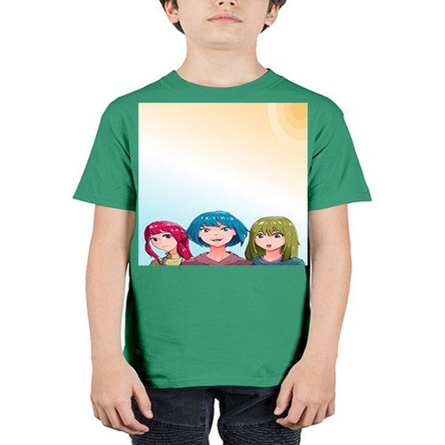 Happy three friend 20# - anime - Youth Tee Unisex