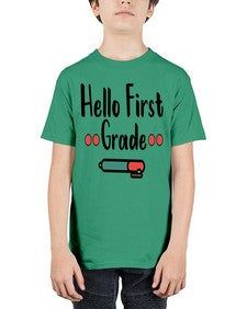 Hello First Grade 273# - first grade - Youth Tee Unisex