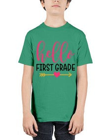 Hello First Grade 282# - first grade - Youth Tee Unisex