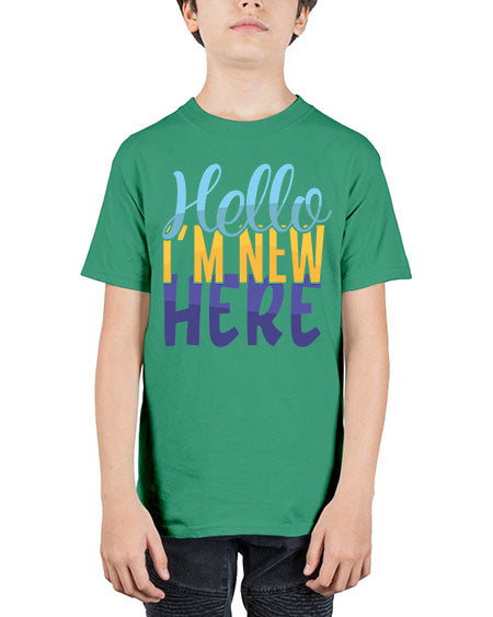 Hello Im New Here Style 87# - baby - Youth Tee Unisex