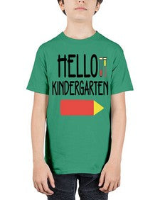 Hello Kindergarten 299# - kindergarten - Youth Tee Unisex