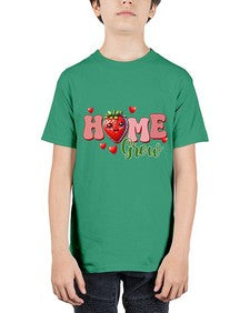 Home Grown Groovy Strawberry 1054# - strawberry - Youth Tee Unisex