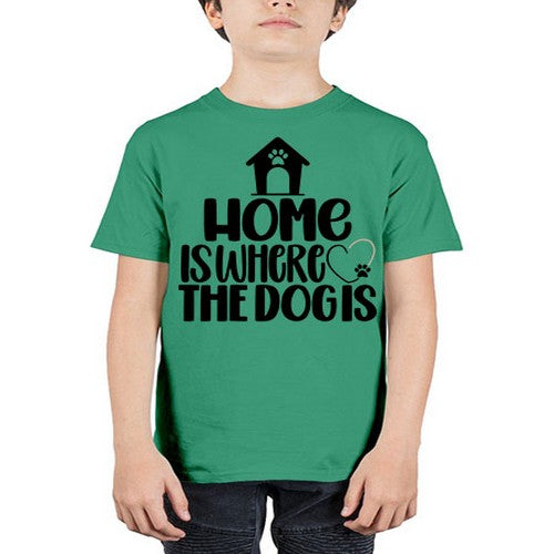 Home Is Where The Dogis Style 20# - dogs - Youth Tee Unisex