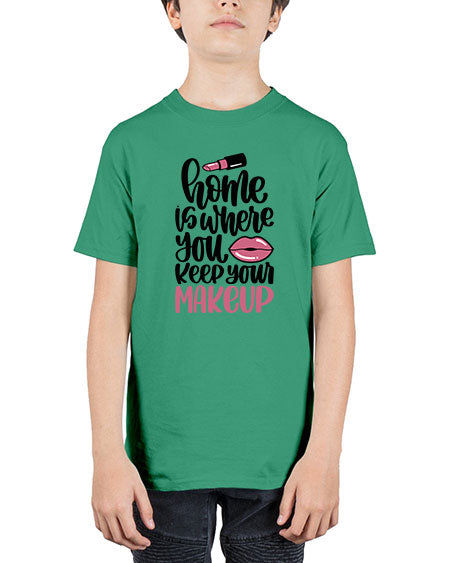 Home Is Where You Keep Your Makeup Style 87# - beauty - fashion - Youth Tee Unisex