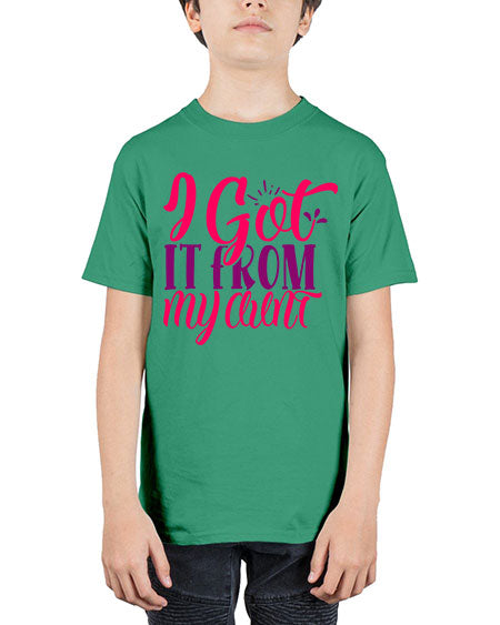 I Got It From My Aunt Style 94# - baby - Youth Tee Unisex