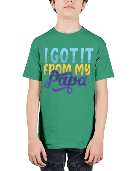 I Got It From My Papa Style 98# - baby - Youth Tee Unisex