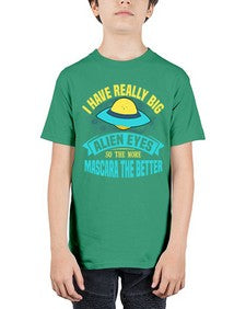I have really big alien eyes 16# - ufo - Youth Tee Unisex