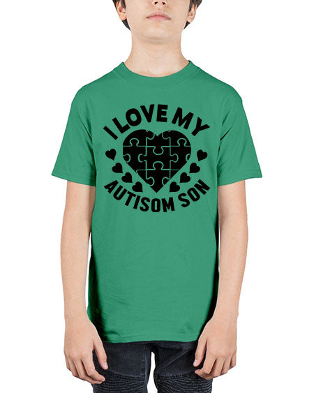 I love my Style 45# - autism - Youth Tee Unisex