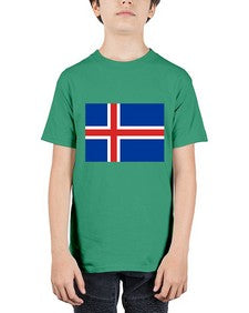 Iceland 921# - world flags - Youth Tee Unisex
