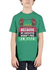 Juneteenth 1865 Ancestor 4# - black juneteenth - Youth Tee Unisex