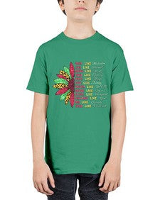 Juneteenth Sunflower Design 17# - black juneteenth - Youth Tee Unisex