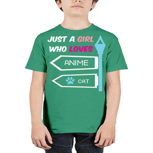 Just A Girl Who Loves Anime 264# - anime - Youth Tee Unisex