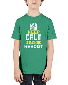 Keep Calm and reboot 27# - computer - Youth Tee Unisex