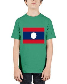 Laos 1111# - world flags - Youth Tee Unisex