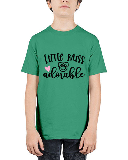 Little Miss Adorable Style 380# - baby - Youth Tee Unisex