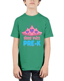 Little Miss PreK 485# - prek headstart - Youth Tee Unisex