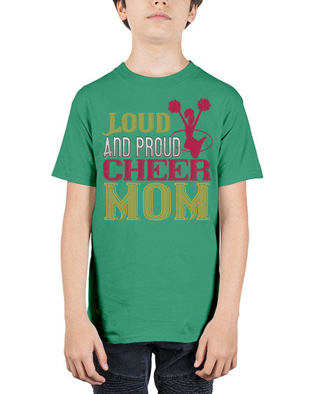 Loud proud cheer mom 764# - cheer - Youth Tee Unisex