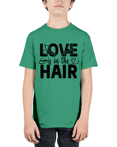 Love Is In The Hair 1071# - hairdresser - Youth Tee Unisex