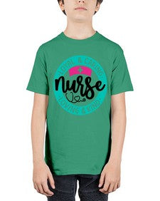 Loyal Caring Nurse Loving Kind Style Style 1078# - nurse - Youth Tee Unisex
